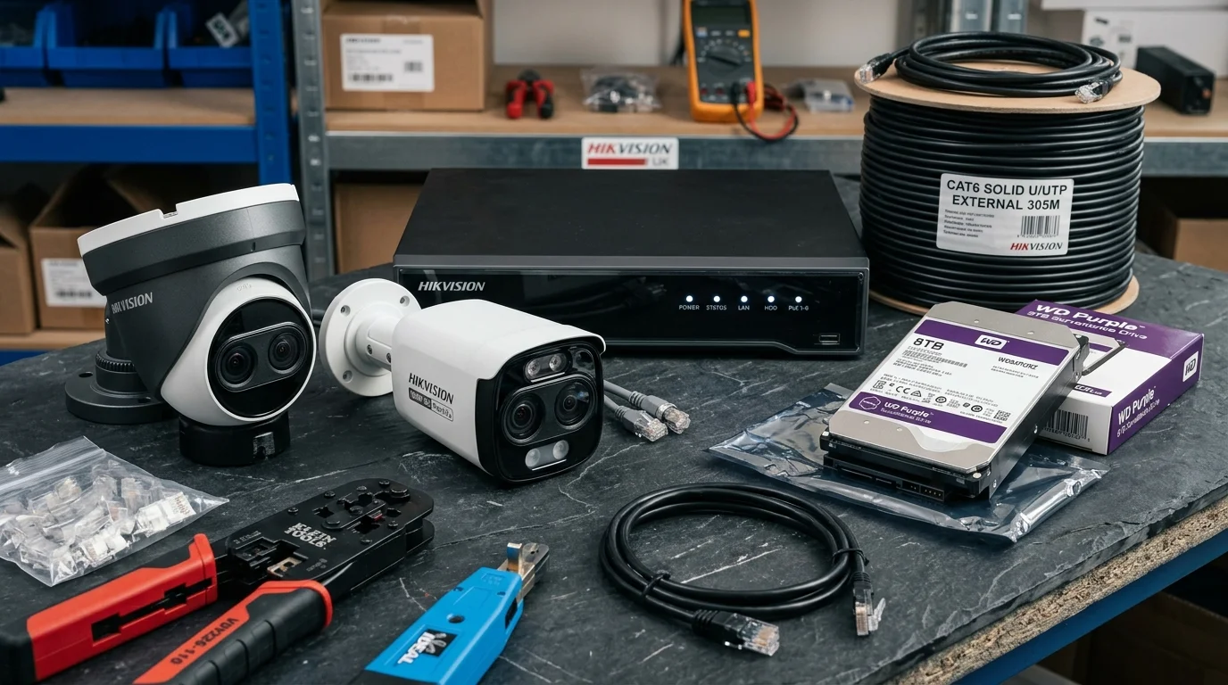 8K Cctv System Hardware Components