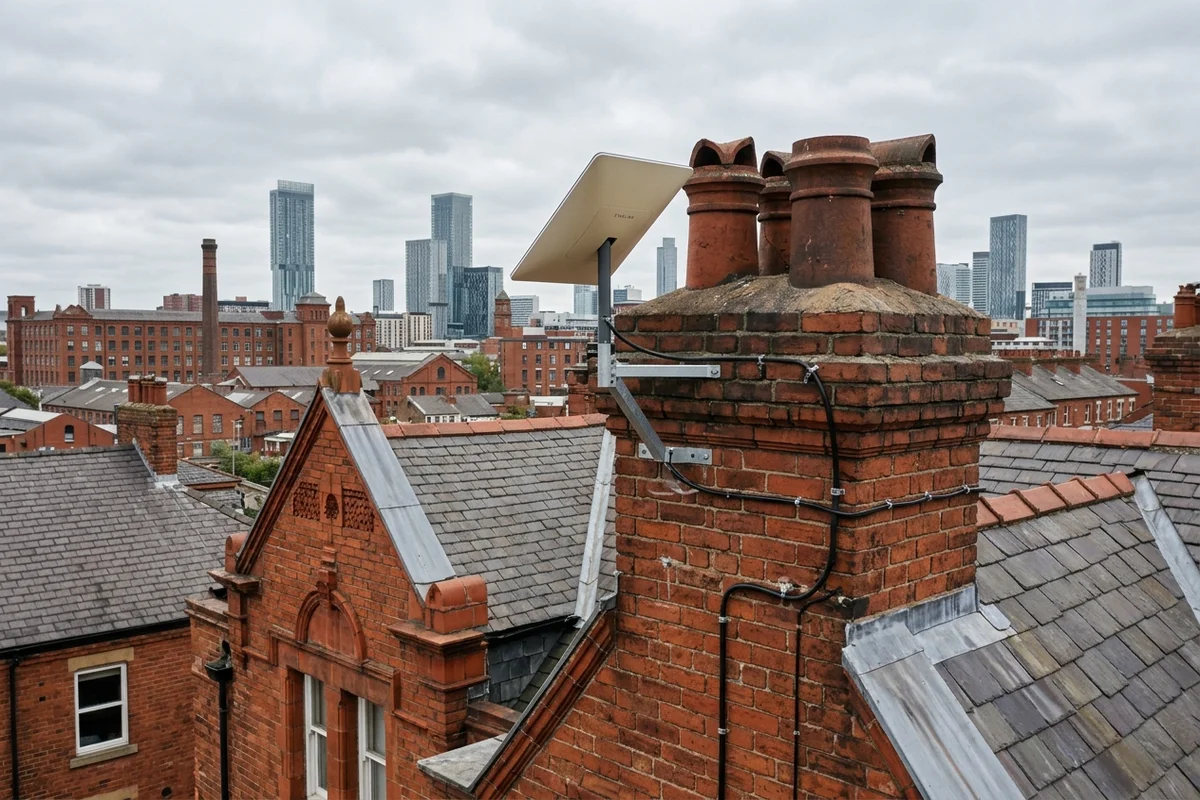 Starlink installation Astley certified local dish fitting on Victorian residence