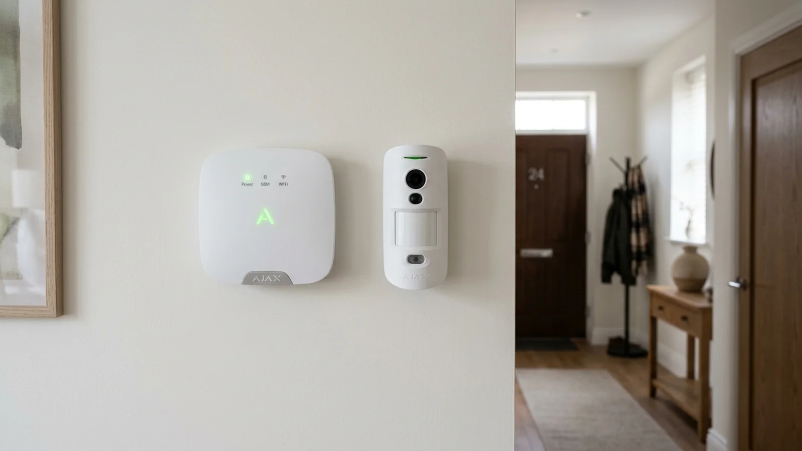 Ajax smart alarm installation in Bentley DN5