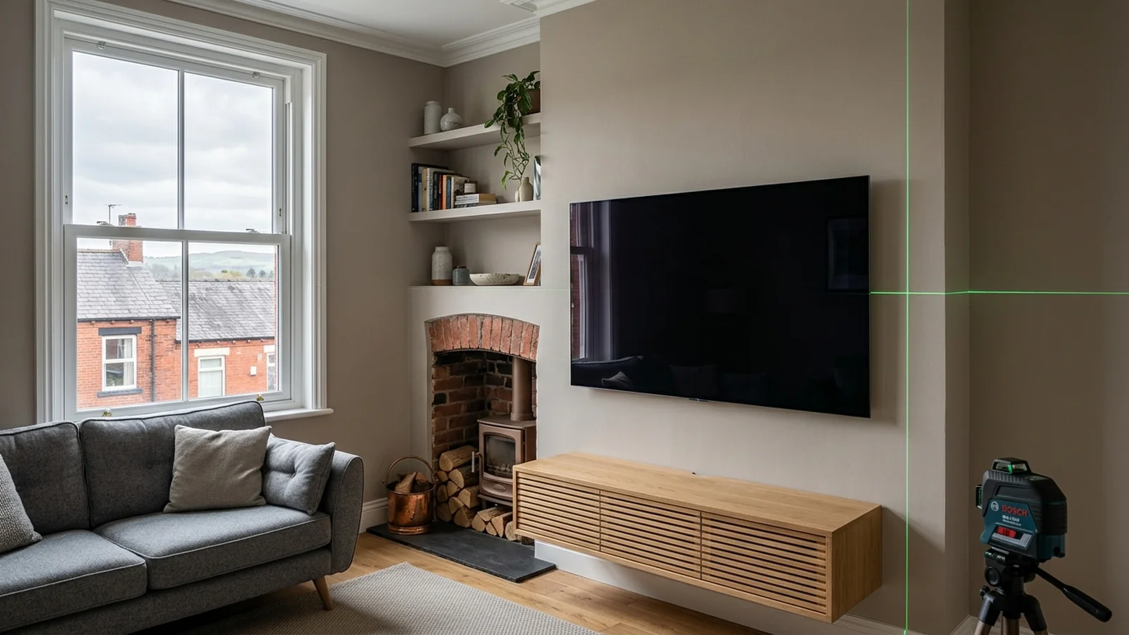 Professional TV Wall Mounting in Smithills with In-Wall Cable Concealment