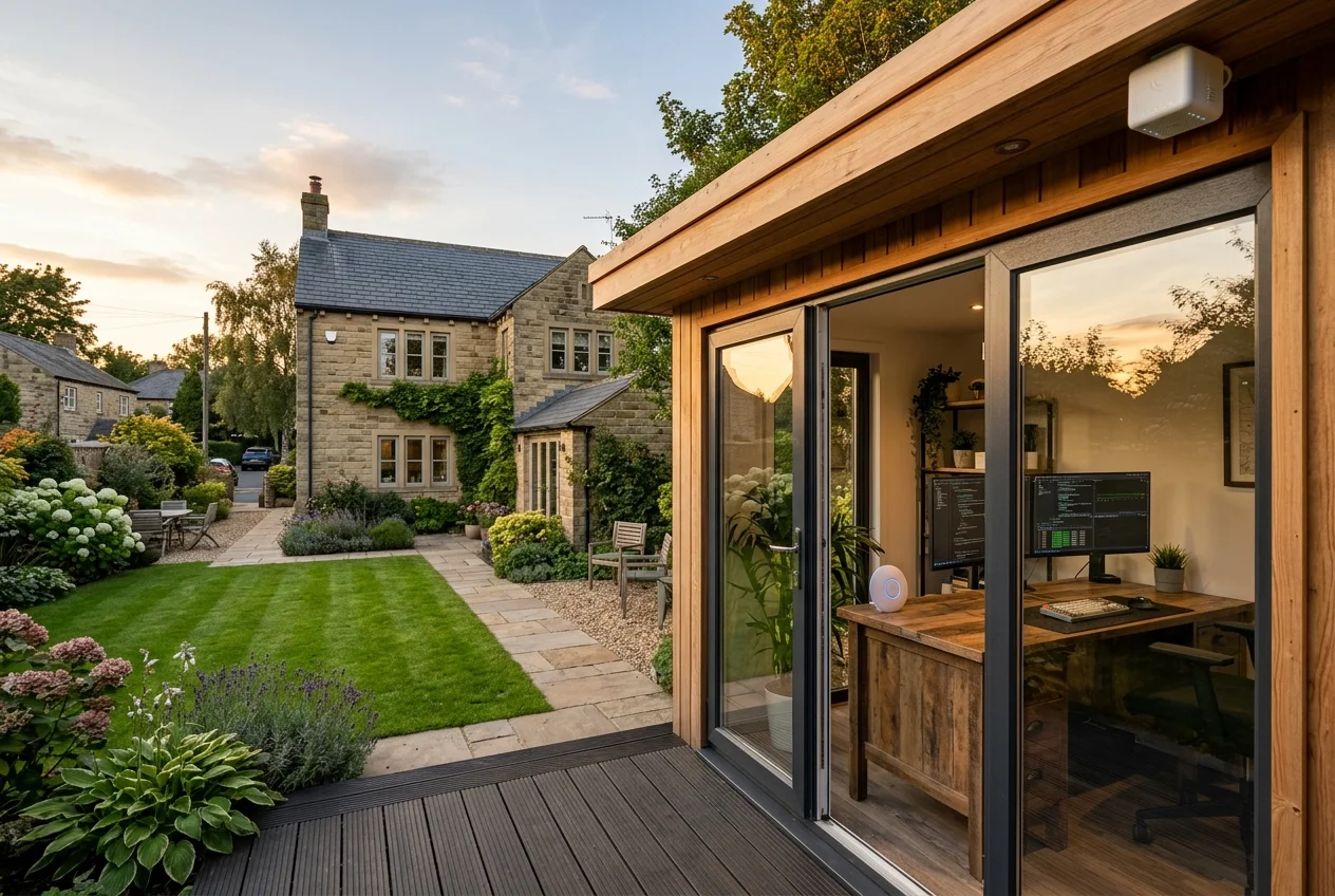 Starlink into office in garden Brighouse wireless bridge link in Ranmoor