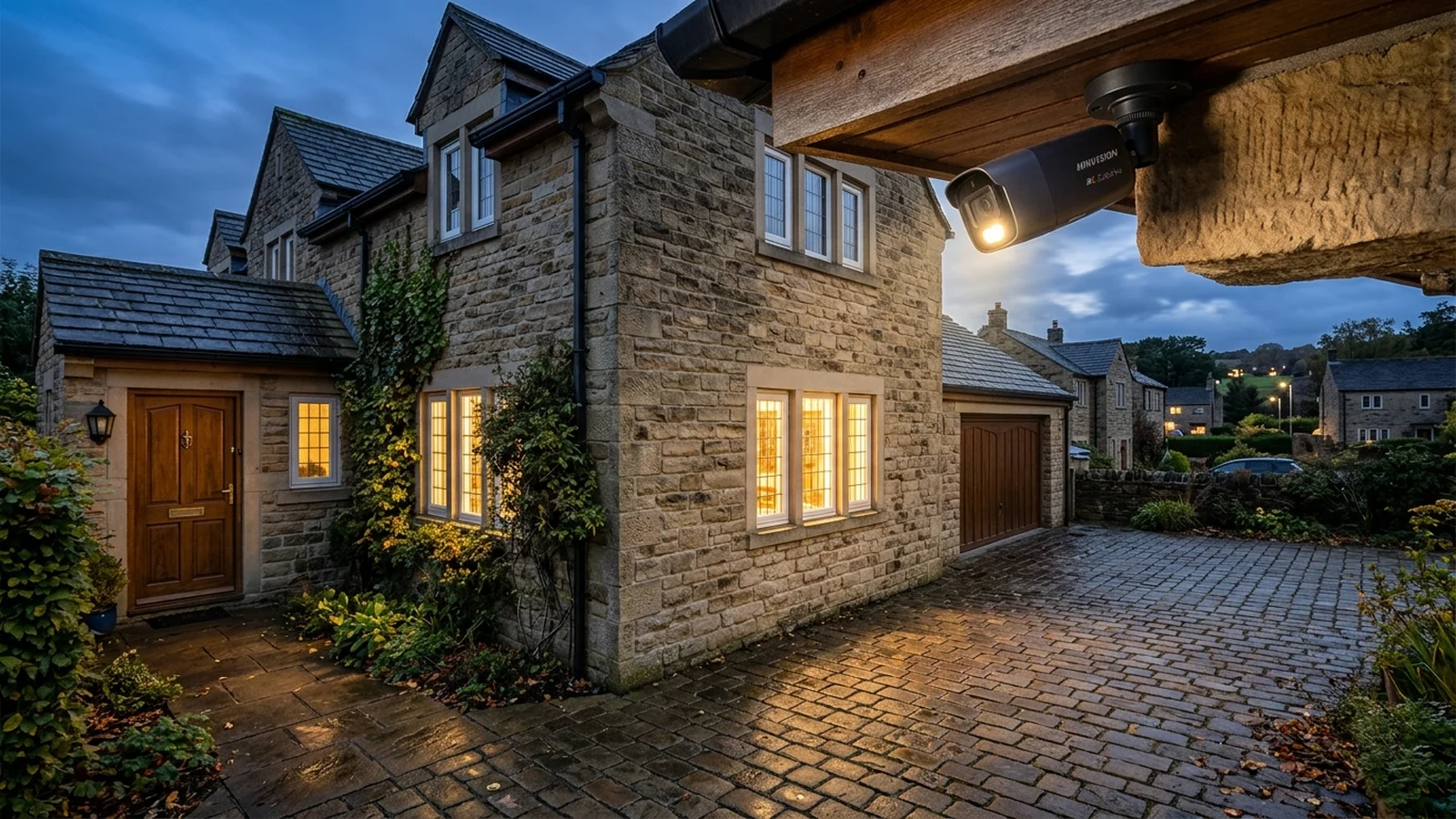 Hikvision 4K ColorVu CCTV camera providing full-colour night surveillance in Brough