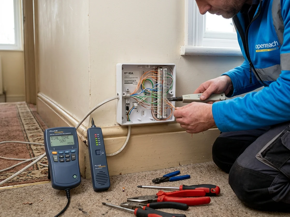 BT 80A Junction Box Line Repair