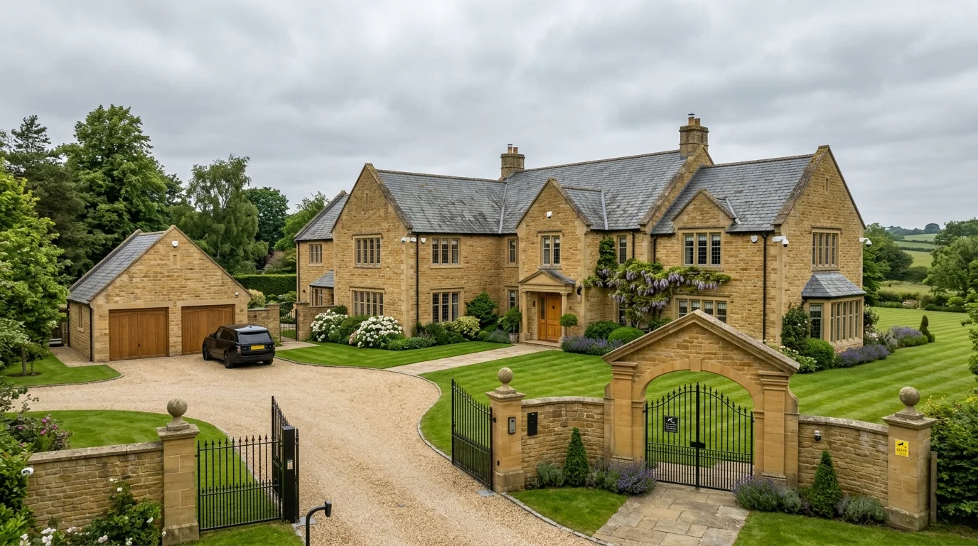 6-Camera Executive CCTV Security System Installed on Large Detached Residence