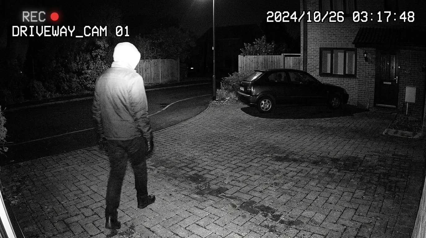 CCTV Infrared Reflection Flare and Spiderweb Blindness Breakdown