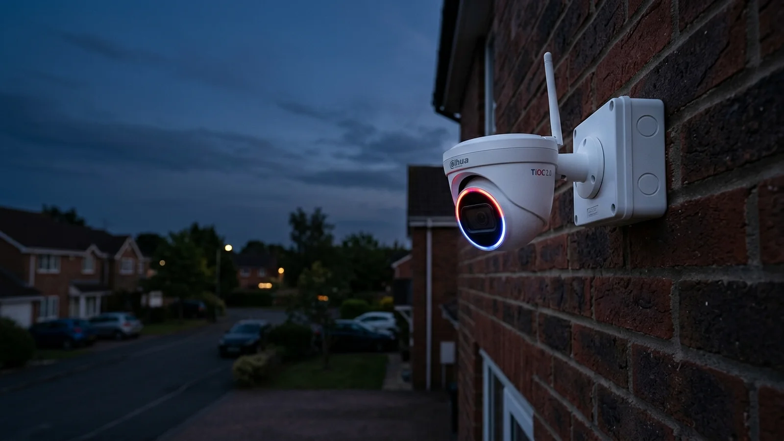 Dahua TiOC Active Deterrence CCTV Camera with Siren and Flashing Beacon