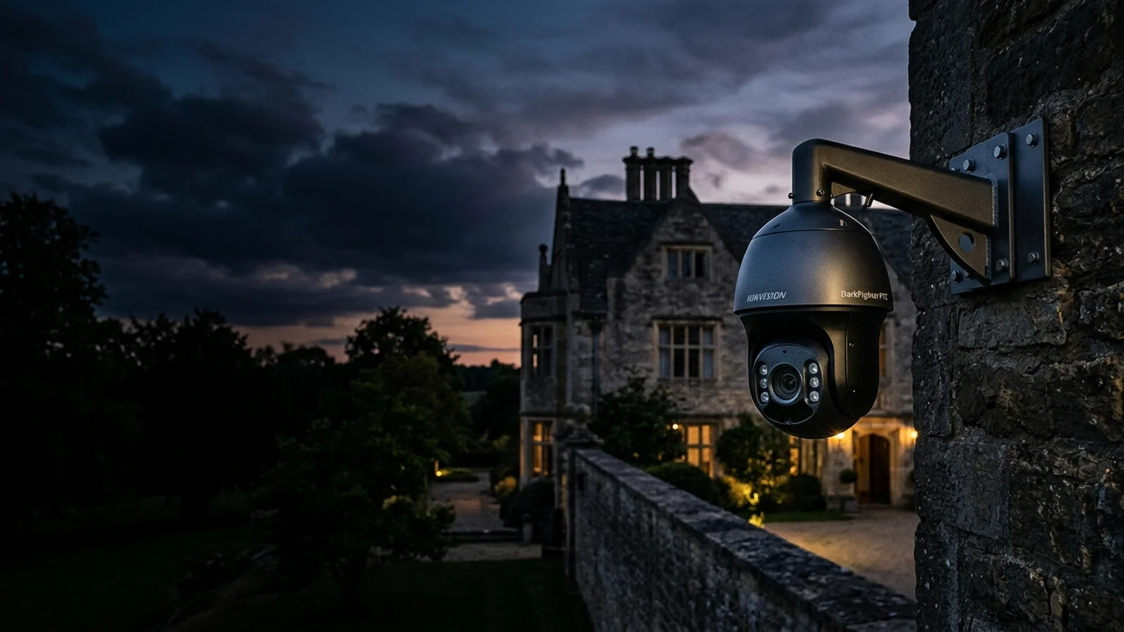 Hikvision DarkFighter PTZ High Speed Dome Camera Installation for UK Commercial and Residential Estates