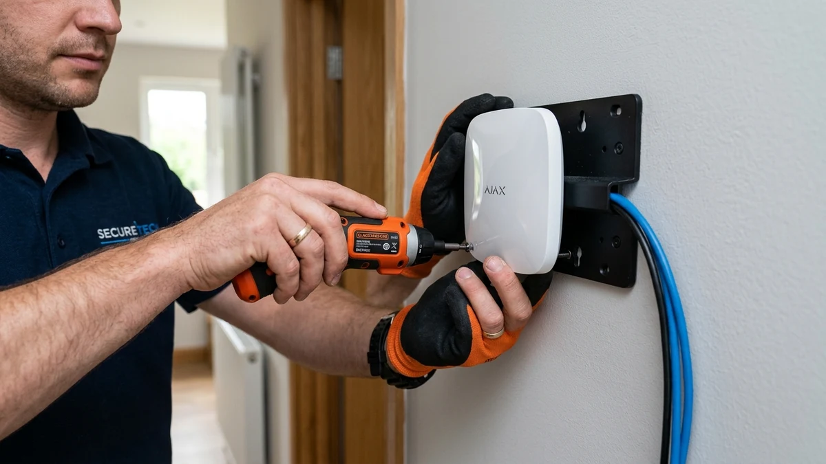 Ajax MotionCam motion detector with built-in camera providing photo on demand and 9-second intruder verification in Chester