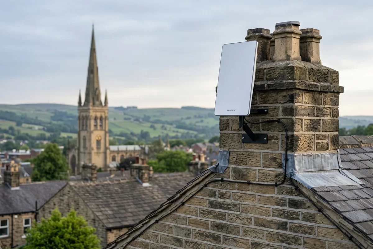 Professional Starlink installation in Clitheroe