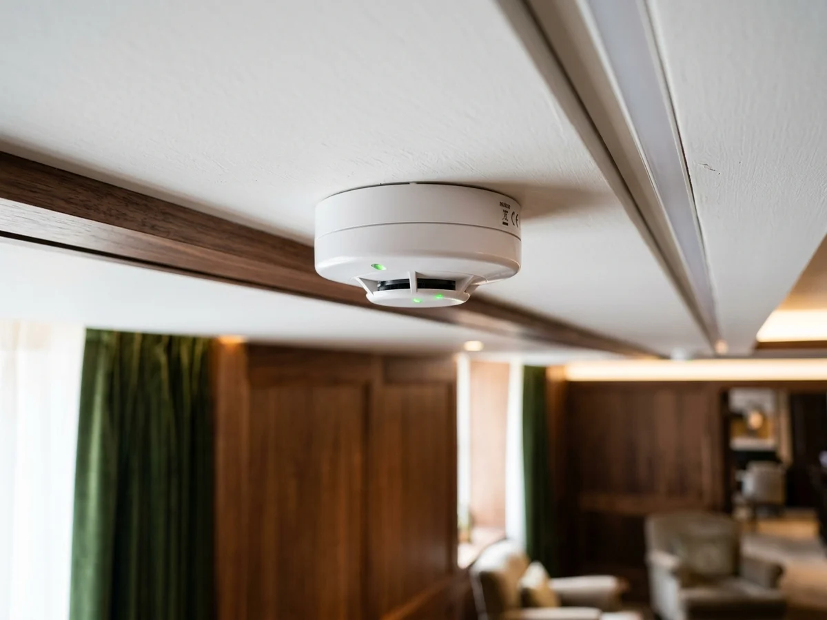 Wireless Fire Optical Smoke & Heat Detector