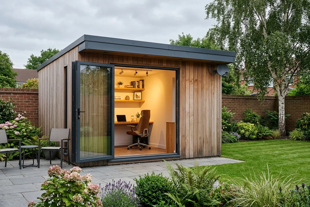 Starlink into office in garden Coulby Newham wireless bridge link in Lingfield