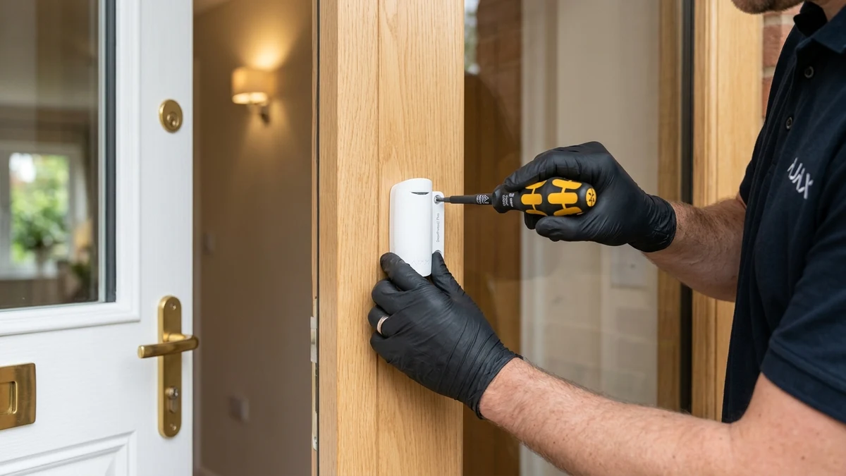 Ajax MotionCam motion detector with built-in camera providing photo on demand and 9-second intruder verification in Crewe
