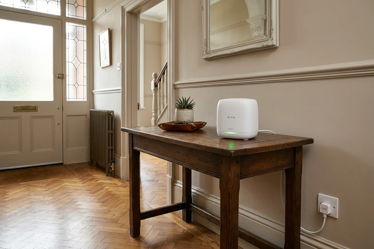 Starlink mesh Wi-Fi setup for Didsbury period villas