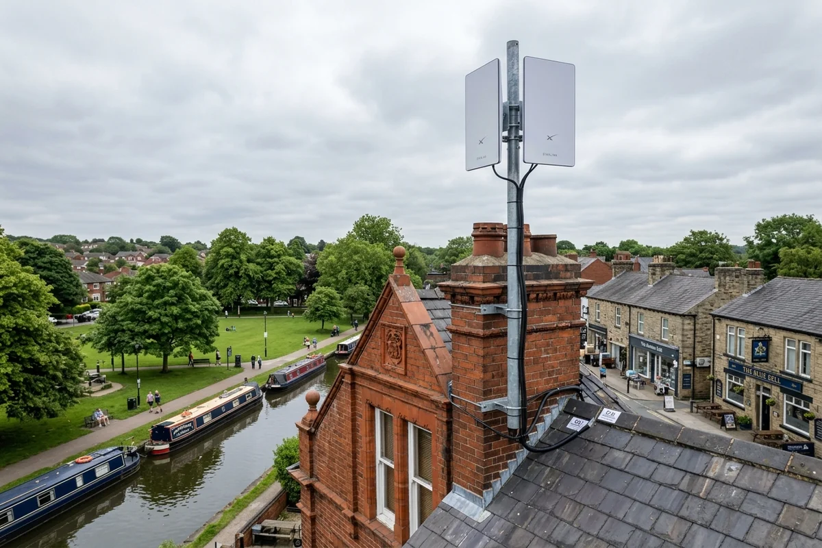 Starlink installation Eccles certified local dish fitting on Victorian residence