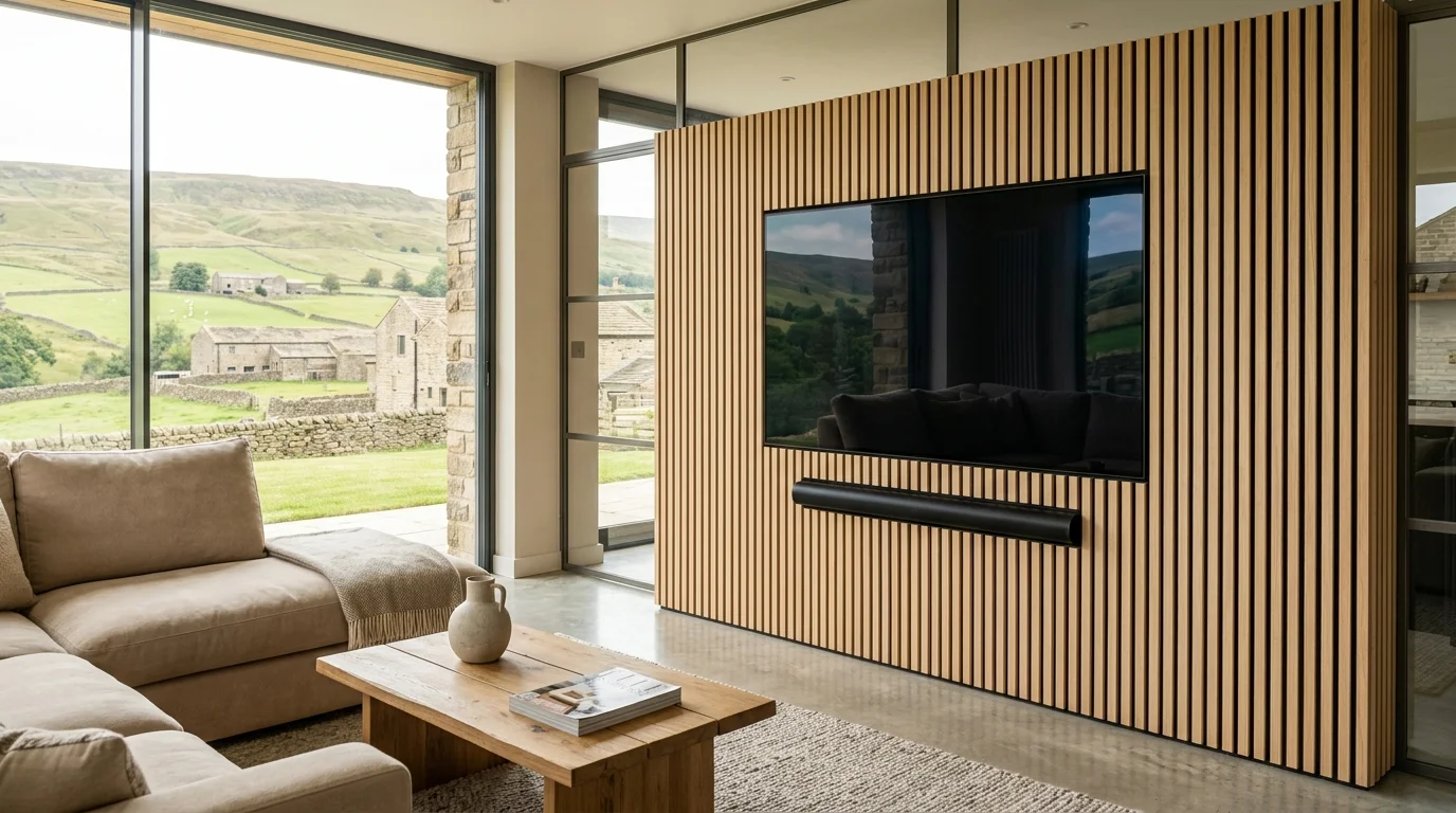 Professional TV Wall Mounting in Huddersfield with In-Wall Cable Concealment