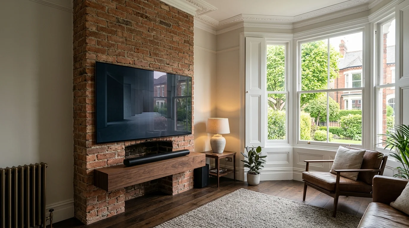 Professional TV Wall Mounting in Hessle & Humber Foreshore with In-Wall Cable Concealment
