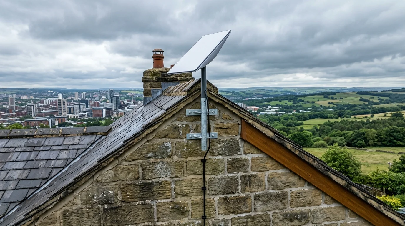 Starlink installation Leeds certified local dish fitting