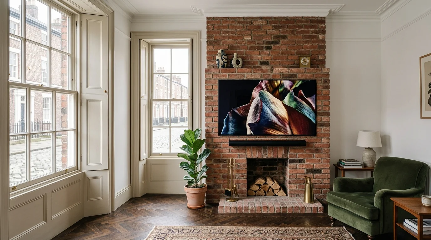 Professional TV Wall Mounting in Netherley with In-Wall Cable Concealment