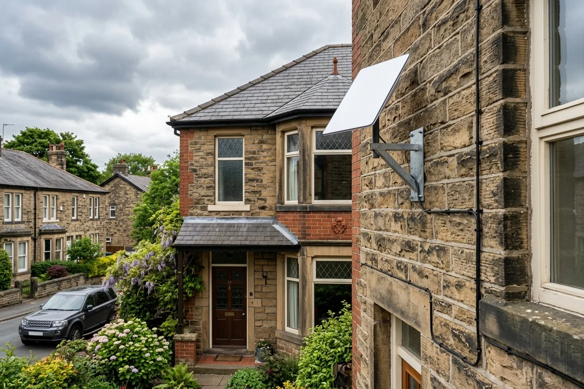 Starlink installation Morley certified local dish fitting on Victorian residence