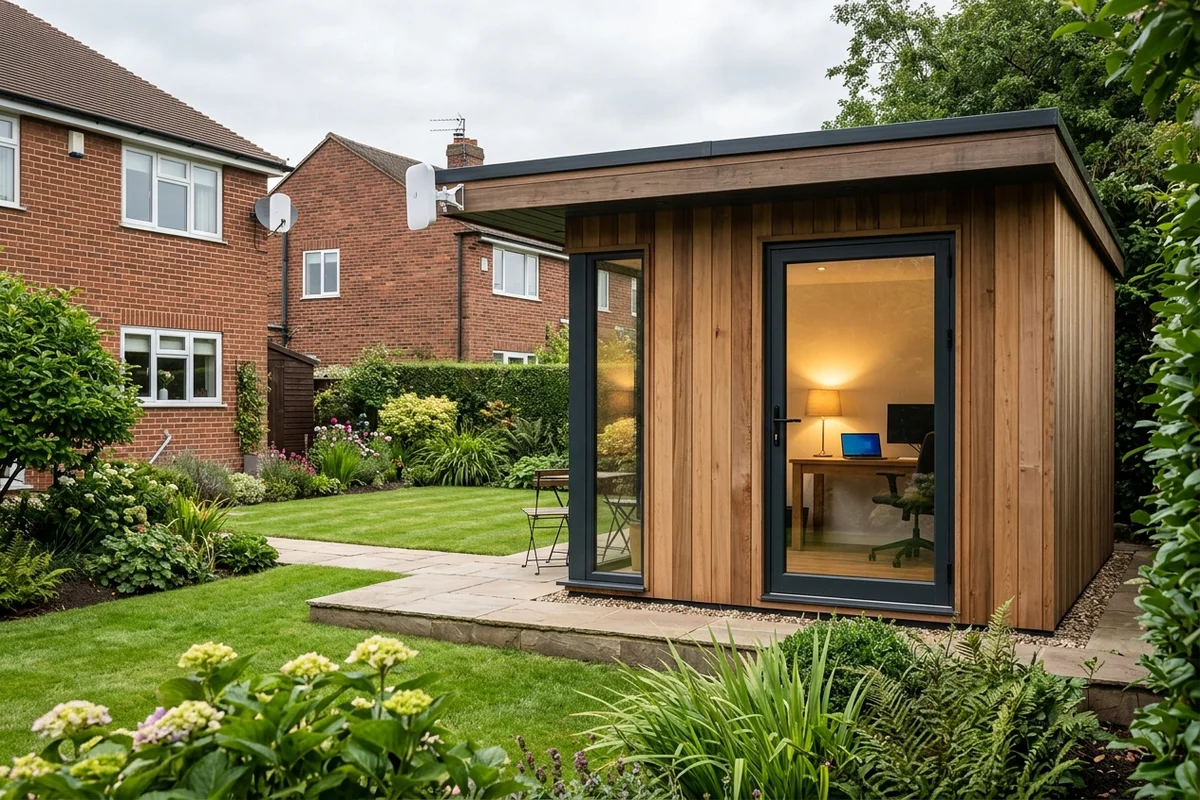 Starlink into office in garden Morley wireless bridge link in Gildersome