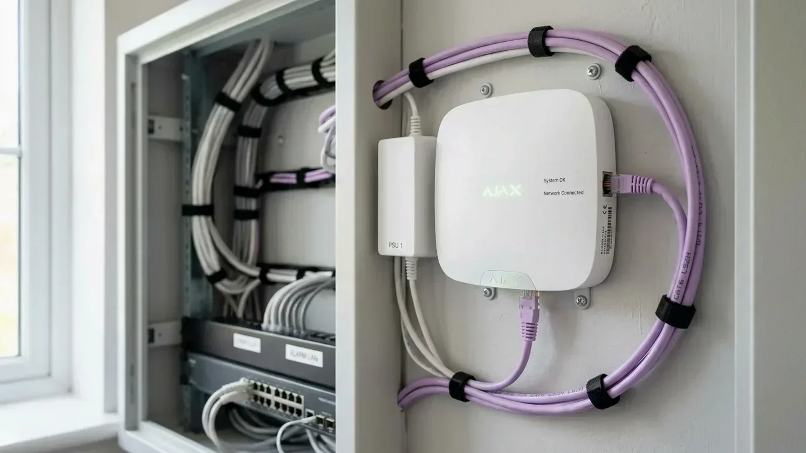 Ajax Hub 2 Plus smart alarm control panel in Nelson