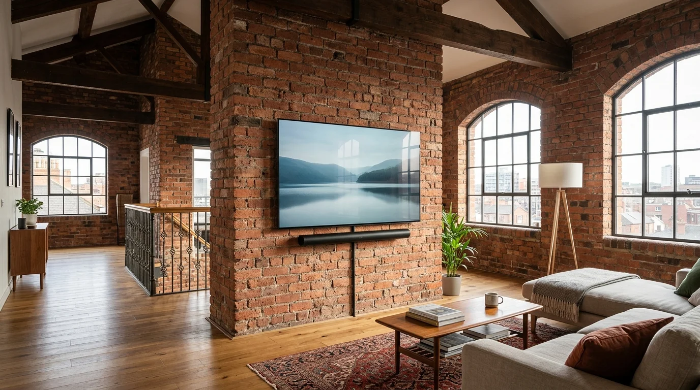 Professional TV Wall Mounting in Beeston & Bramcote with In-Wall Cable Concealment