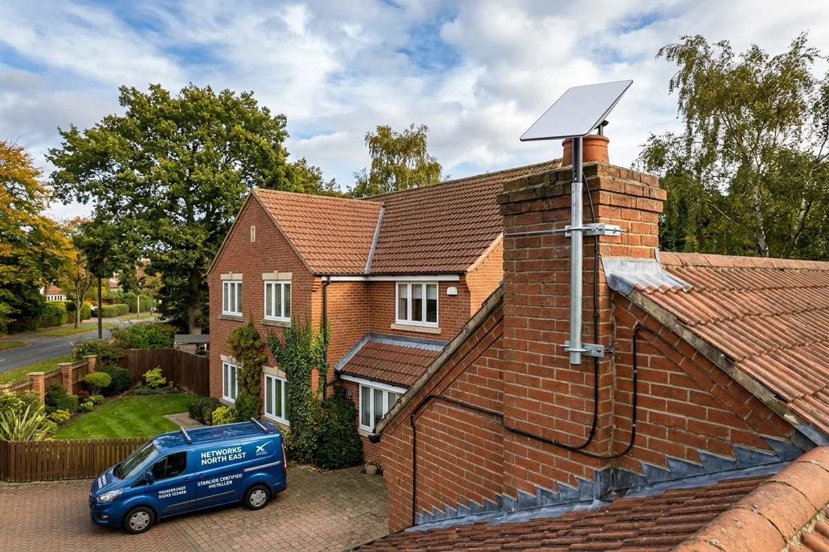 Starlink installation Nunthorpe certified local dish fitting on Victorian residence