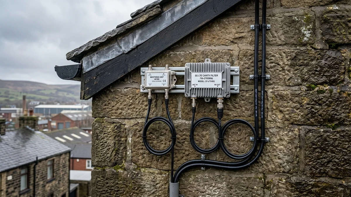 Extra TV points in bedrooms in Diggle
