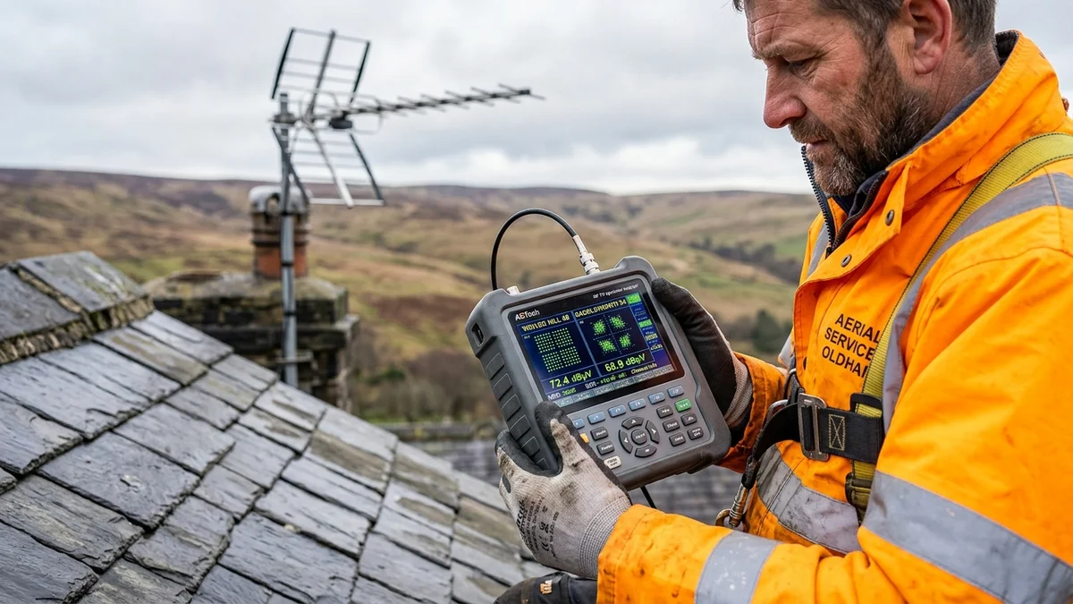 Fast TV aerial repairs in Diggle