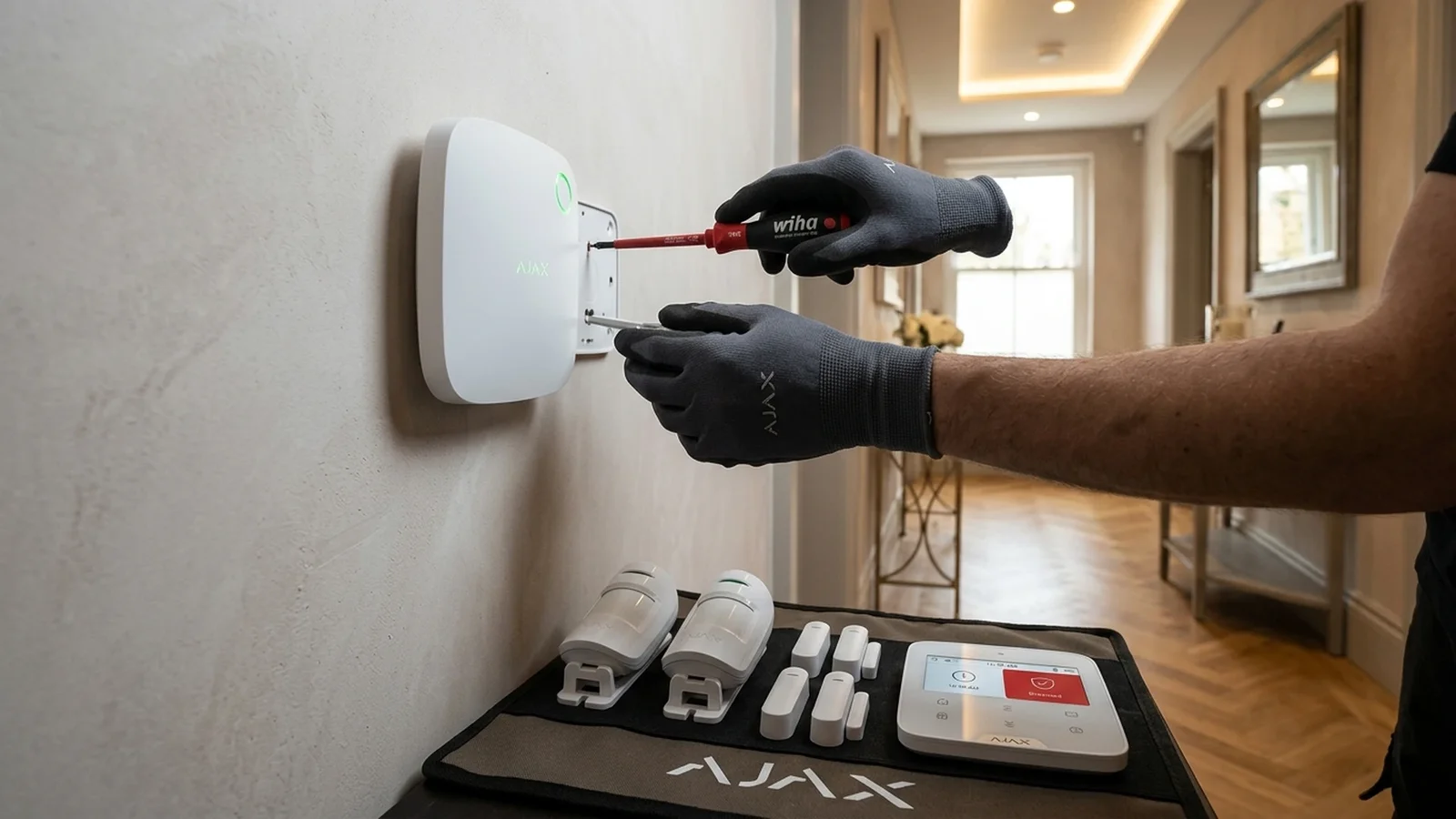 Ajax Hub 2 Plus engineered installation in Pleasington