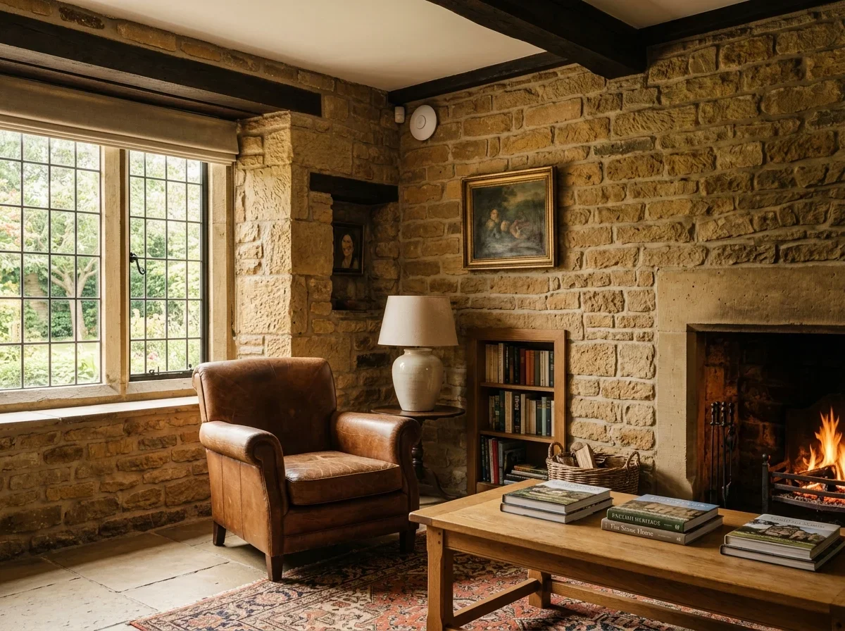 Hardwired mesh Wi-Fi installation through thick stone walls in a Pleasington residence