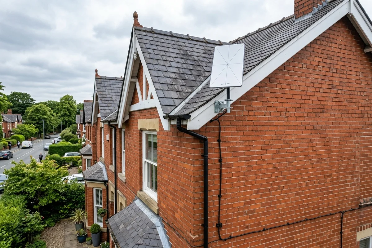 Starlink installation Sale certified local dish fitting on Victorian residence