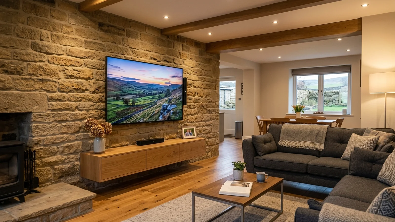 Professional TV Wall Mounting installation in Skelmanthorpe HD8