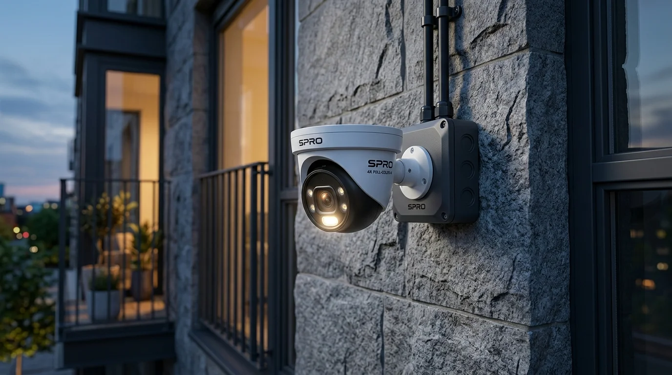 SPro Commercial Grade IP CCTV Security Camera Installation
