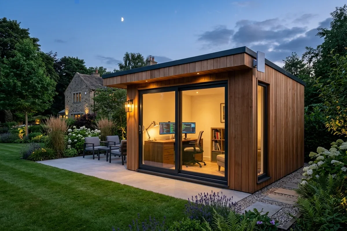 Starlink into office in garden Staining wireless bridge link in Ranmoor