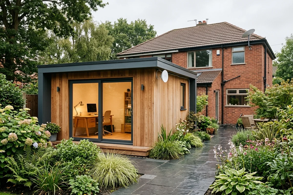 Starlink into office in garden Stretford wireless bridge link in Old Trafford