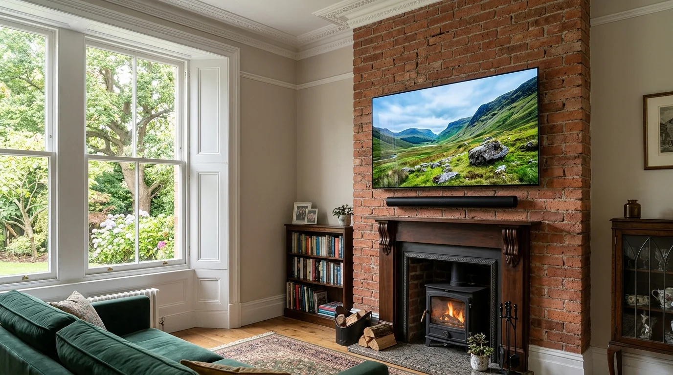 Professional TV Wall Mounting in Barnes & Pallion with In-Wall Cable Concealment
