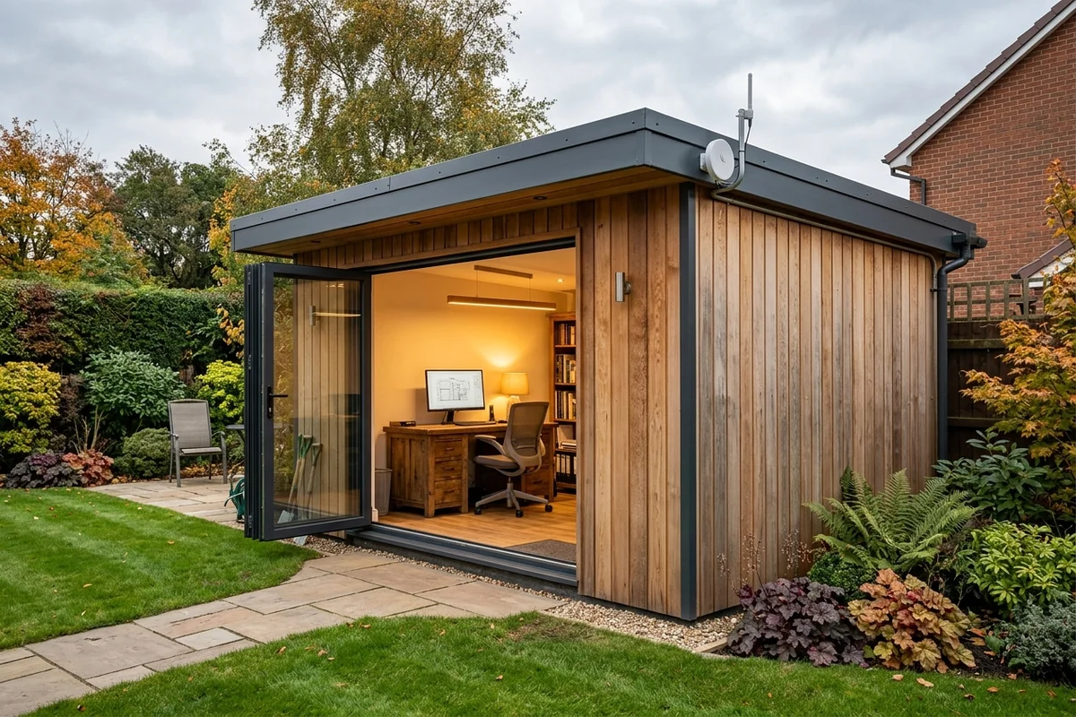 Starlink into office in garden Thornaby wireless bridge link in Mandale