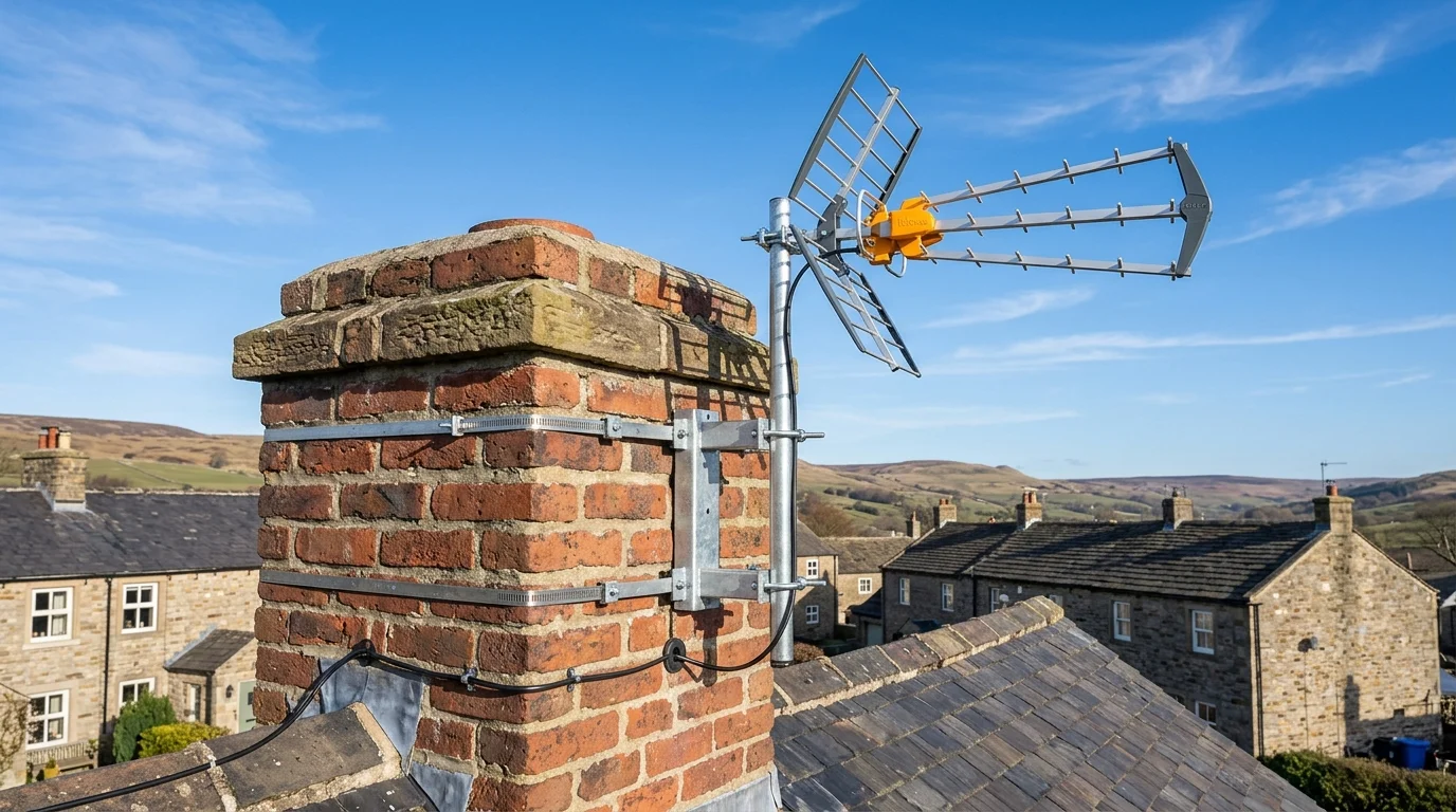 CAI-100 High-Gain Digital TV Aerial Installation Freeview HD