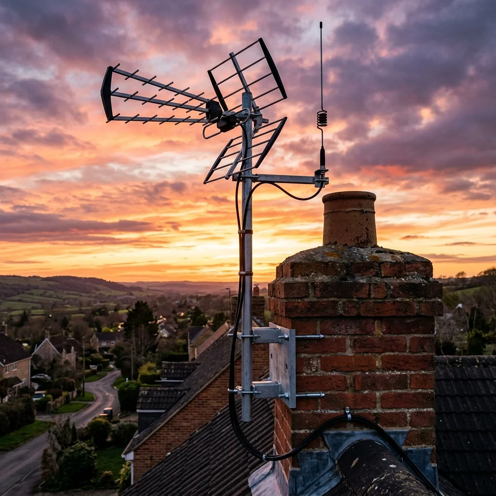 CAI-100 High-Gain Digital TV Aerial Installation Freeview HD
