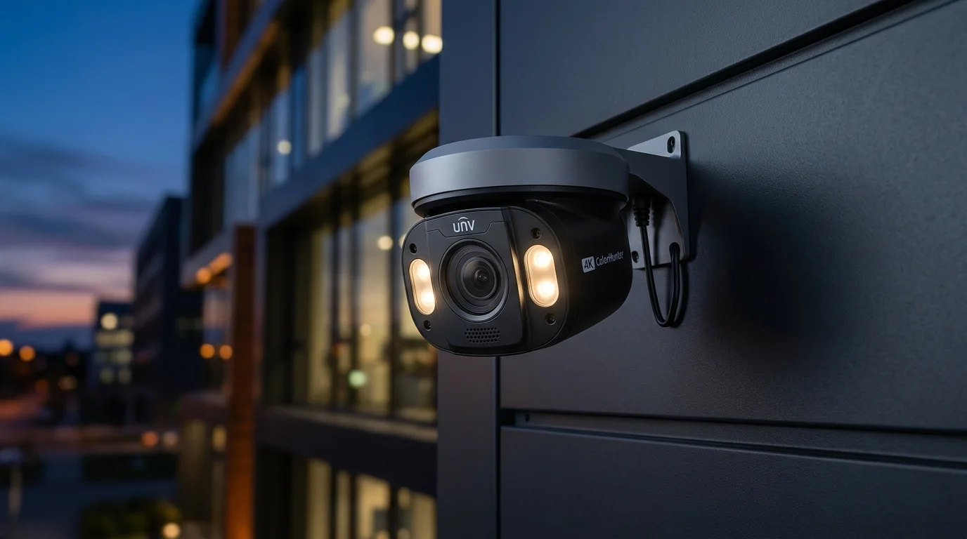 Uniview TriGuard 4K Active Deterrence CCTV