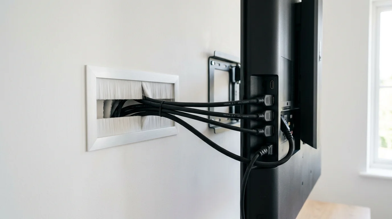 In-Wall Cable Concealment for TV Wall Mounting in Featherstone & Ackworth