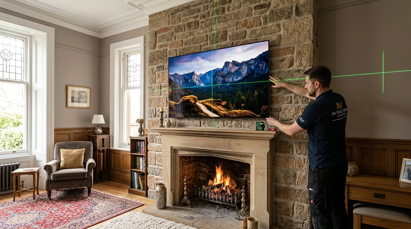 Professional TV Wall Mounting in Featherstone & Ackworth with In-Wall Cable Concealment