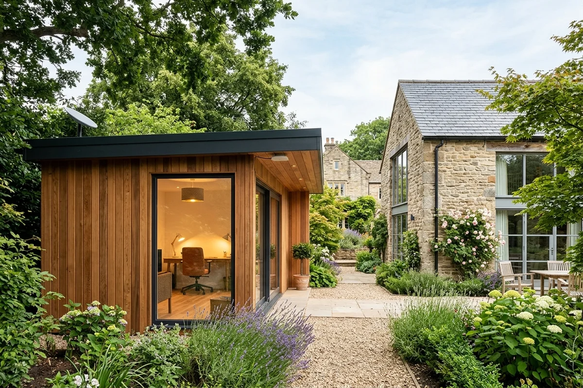 Starlink into office in garden Wetherby wireless bridge link