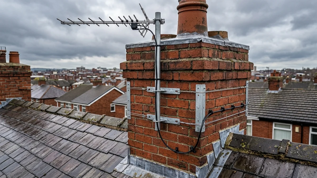 New digital TV aerial installation in Orrell