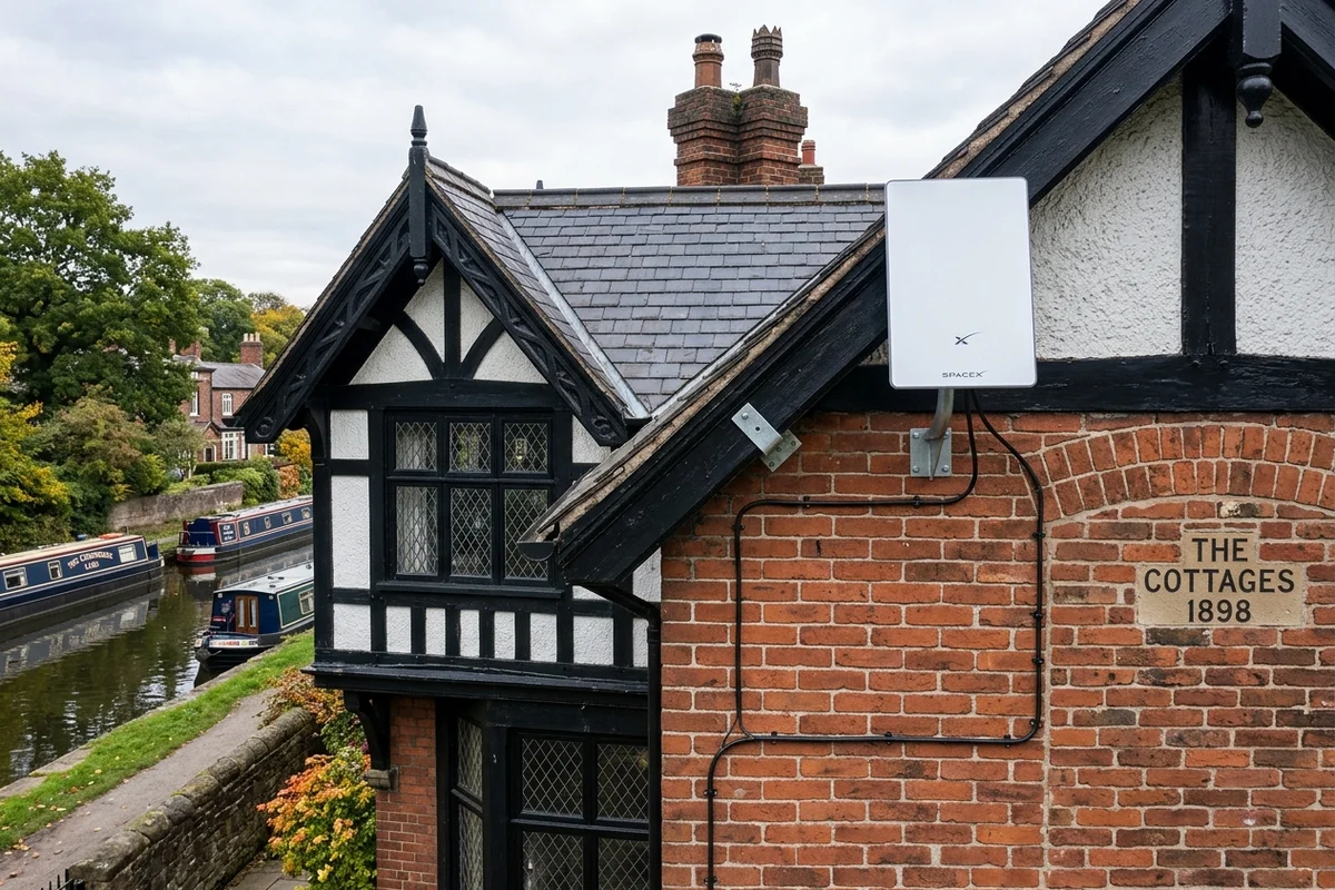 Starlink installation Worsley certified local dish fitting on Victorian residence
