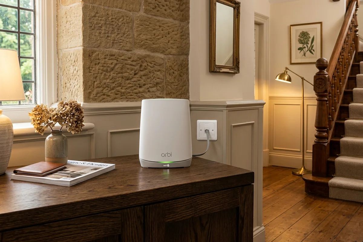 Starlink mesh Wi-Fi setup for Worsley period homes