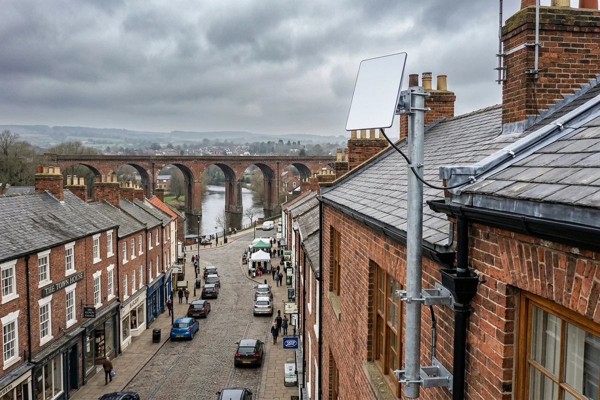 Starlink installation Yarm certified local dish fitting on Victorian residence